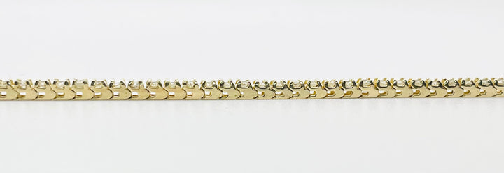 Diamond 14K Yellow Gold Tennis Bracelet 2.50 Carats