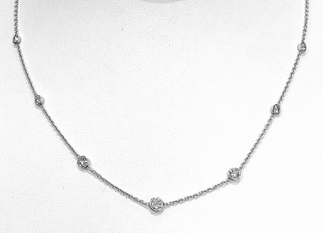 Diamonds By The Yard Platinum Necklace