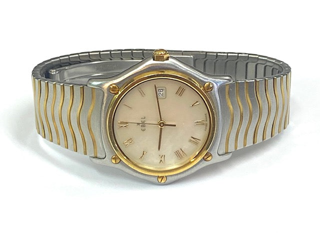 Ebel Wave 18K Yellow Gold & Stainless Steel Wristwatch