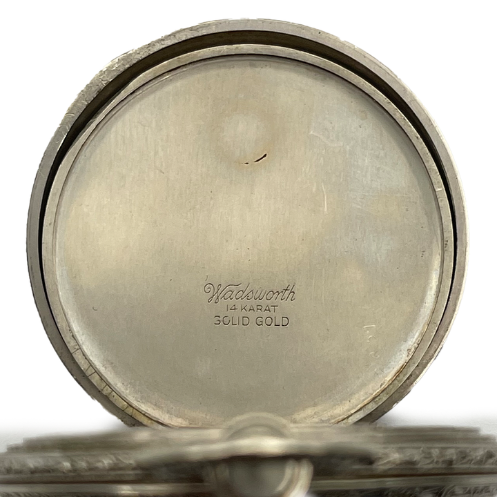 Hamilton 14K White Gold Vintage Pocket Watch