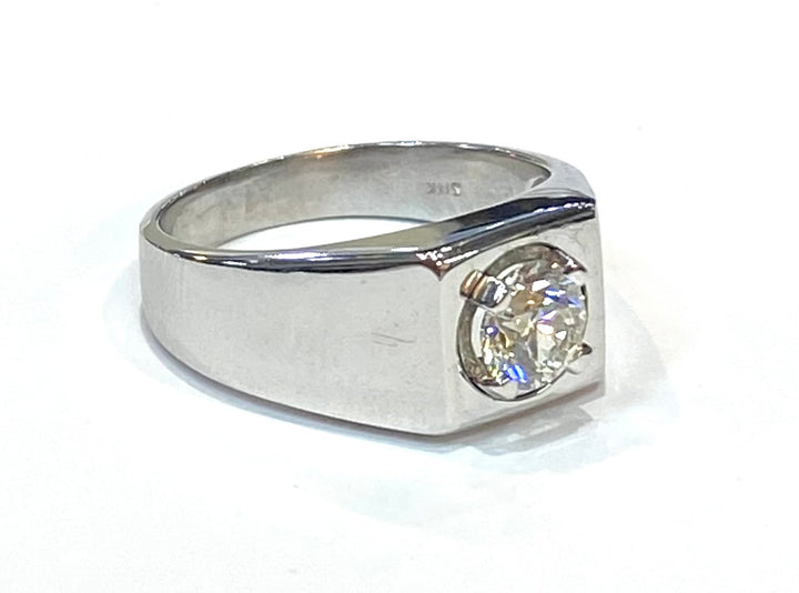 Men's Diamond 14K White Gold Ring