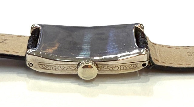 Vintage Gruen Precision 14K White Gold Wristwatch