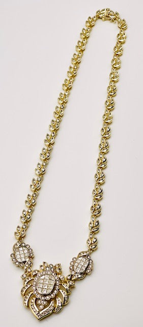 Diamond 14K Yellow Gold Necklace