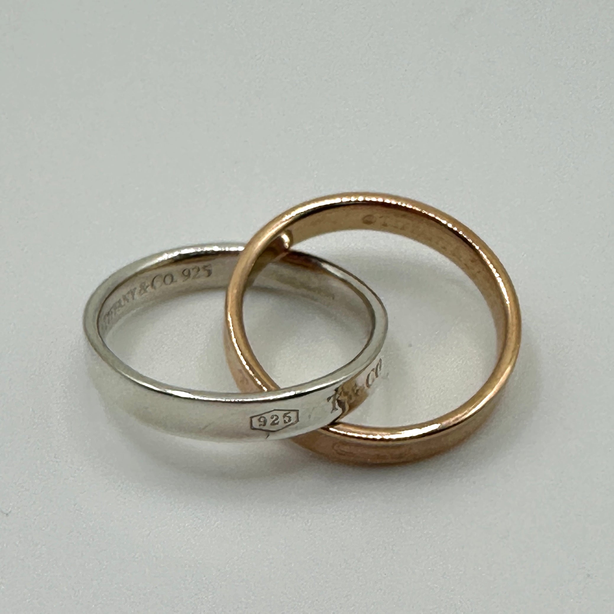 Tiffany & Co. 1837 Interlocking Circles Ring 18K Rose Gold