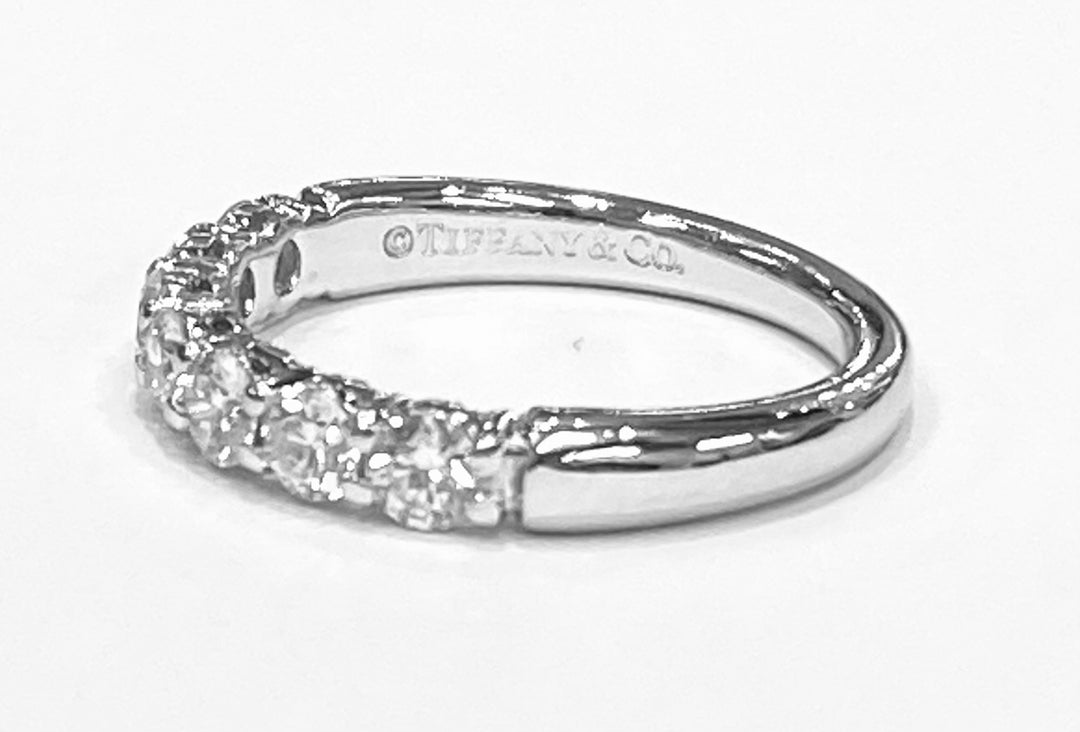 Tiffany & Co. Diamond Platinum Band Ring