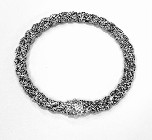 John Hardy Icon Diamond Sterling Silver Bracelet