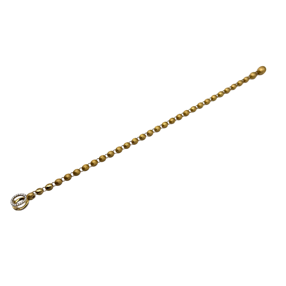 Nanis Ivy Slim Diamond 18K YG Bracelet