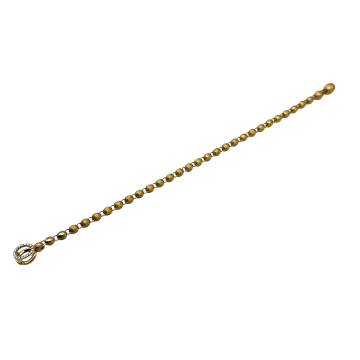 Nanis Ivy Slim Diamond 18K YG Bracelet