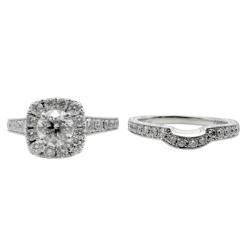 Neil Lane Diamond 14K White Gold Wedding Ring Set