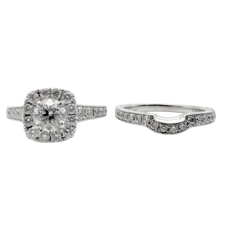Neil Lane Diamond 14K White Gold Wedding Ring Set