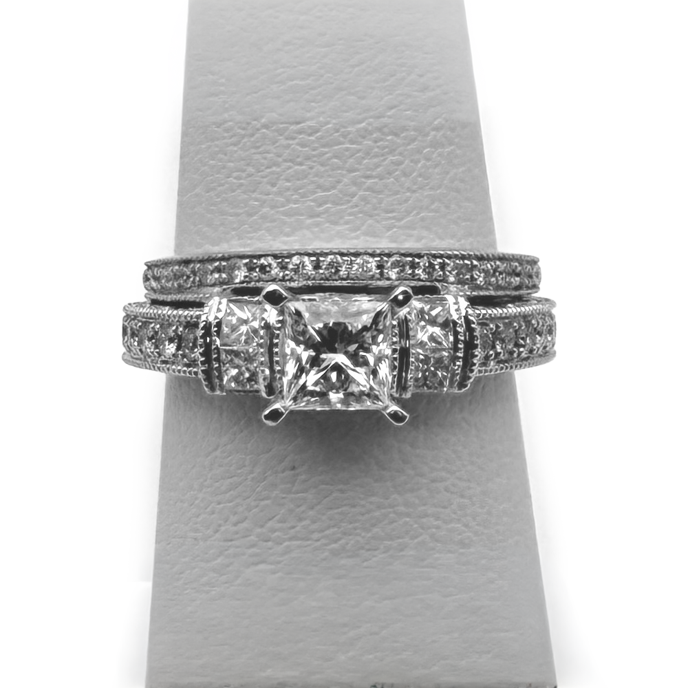 Neil Lane Diamond 14K WG Wedding Ring Set