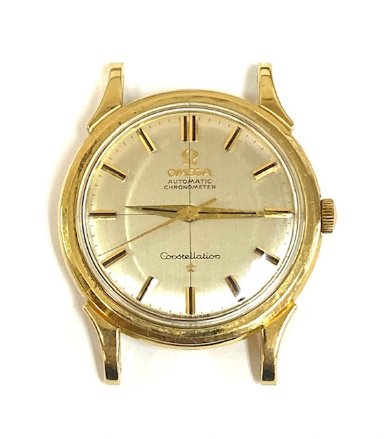 Omega Constellation Vintage 18K Yellow Gold Automatic Wristwatch