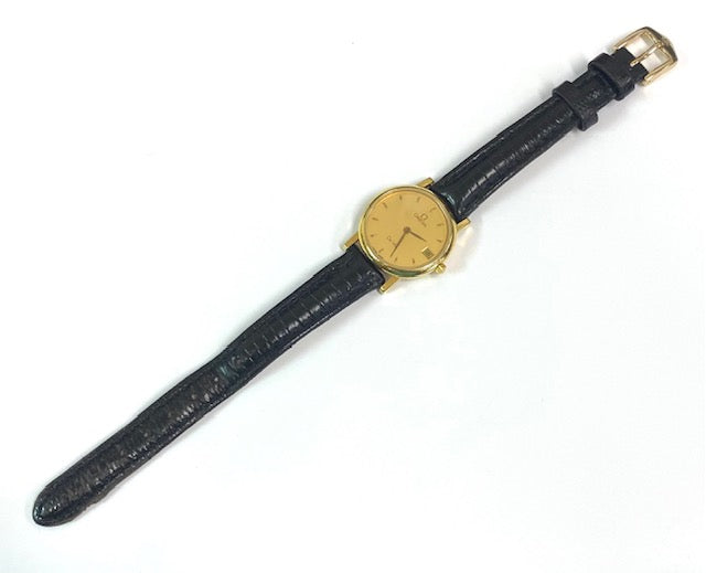 Omega Deville 18K Yellow Gold Wristwatch