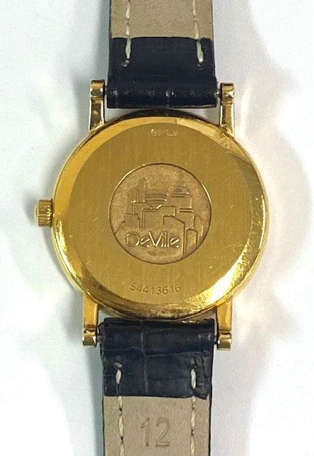 Omega Deville 18K Yellow Gold Wristwatch