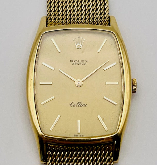 Vintage Rolex 18K Yellow Gold Cellini