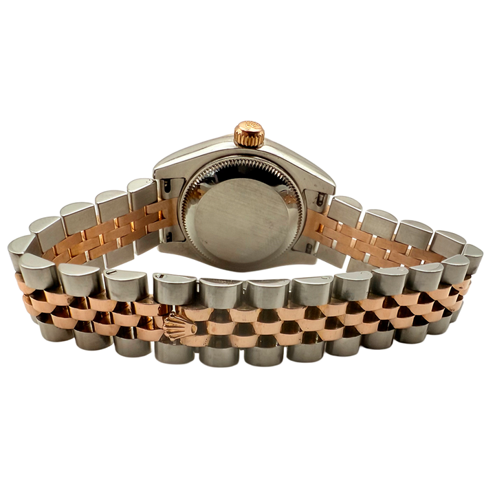 Rolex Oyster Perpetual DateJust 18K RG & SS Lady's Wristwatch