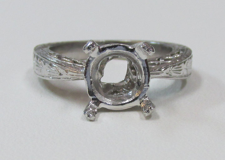 Tacori Platinum Semi Mounting