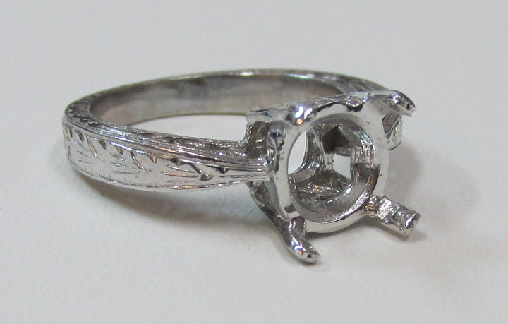 Tacori Platinum Semi Mounting