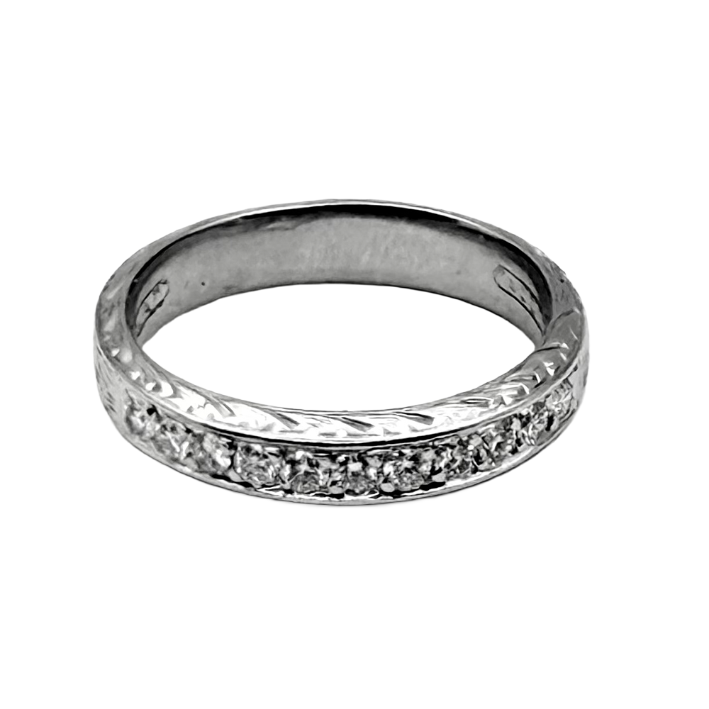 Tacori Diamond Platinum Band Ring