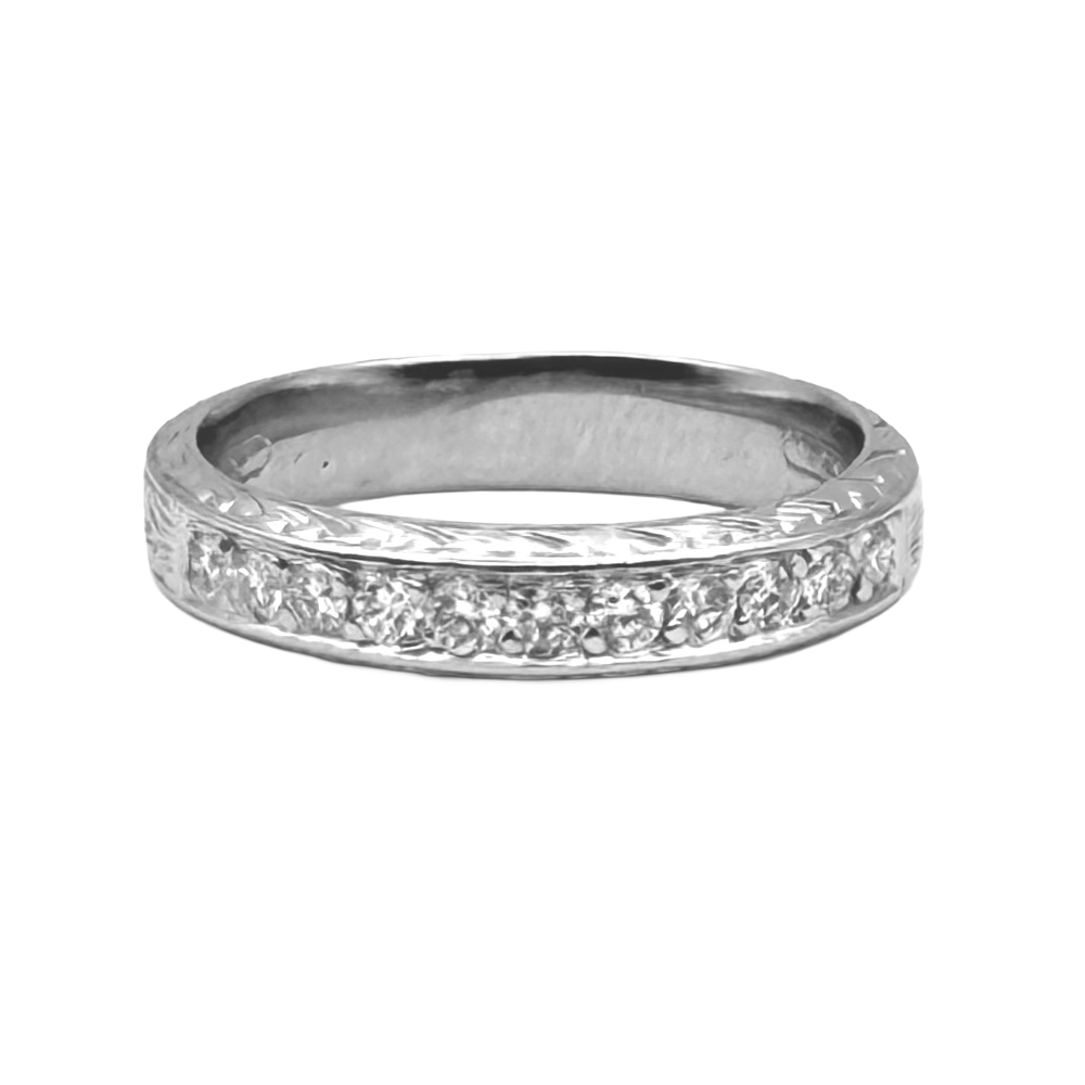 Tacori Diamond Platinum Band Ring