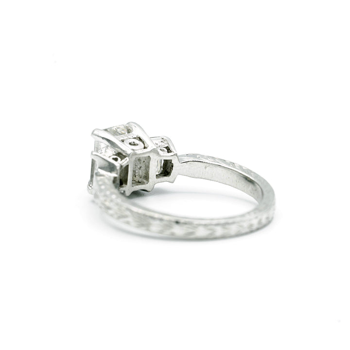 Tacori Diamond Platinum Wedding Ring Set