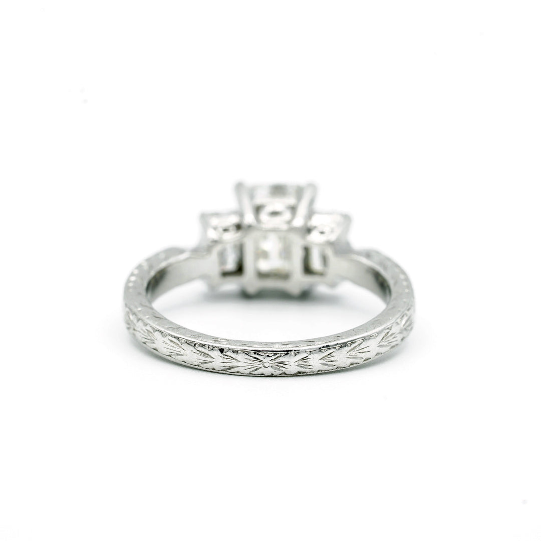 Tacori Diamond Platinum Wedding Ring Set