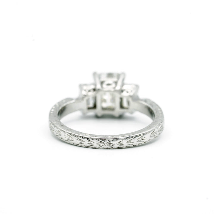 Tacori Diamond Platinum Wedding Ring Set