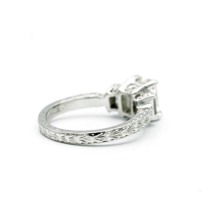 Tacori Diamond Platinum Wedding Ring Set