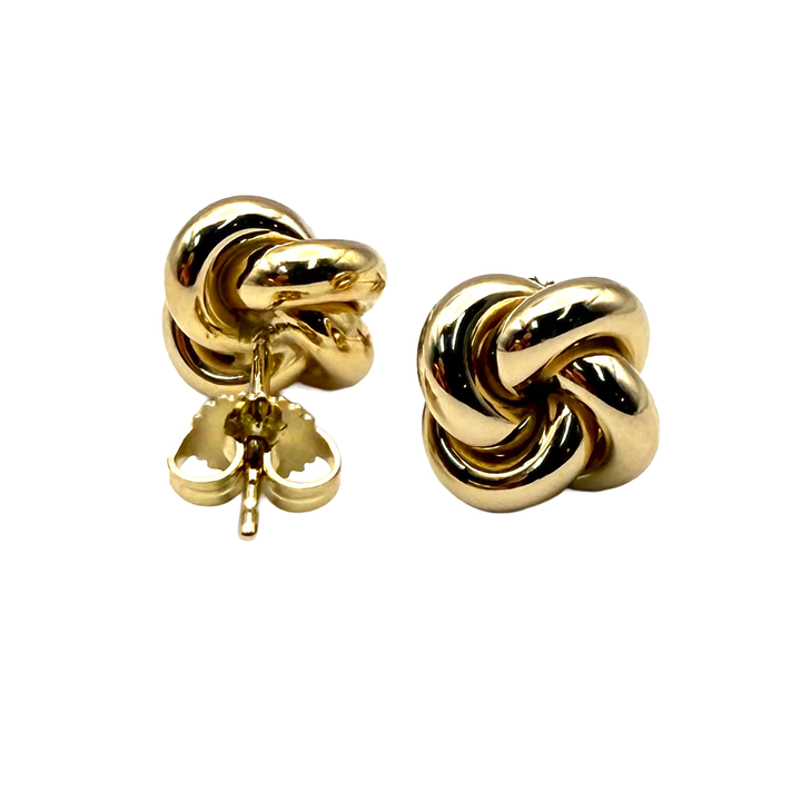 Tiffany & Co. 14K Yellow Gold Knot Stud Earrings