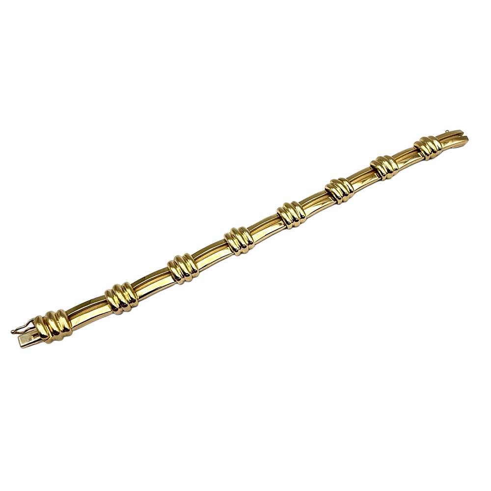 Tiffany & Co. Atlas 18K Yellow Gold Bracelet