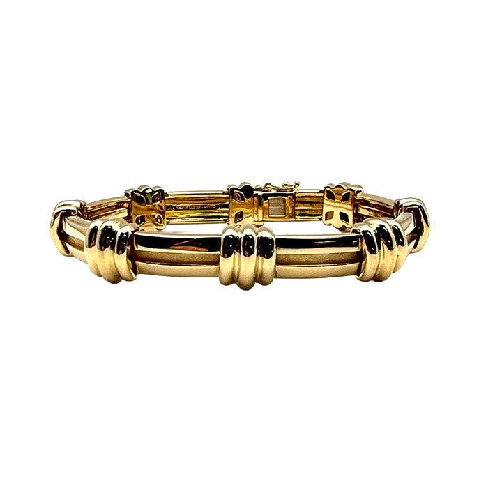Tiffany & Co. Atlas 18K Yellow Gold Bracelet