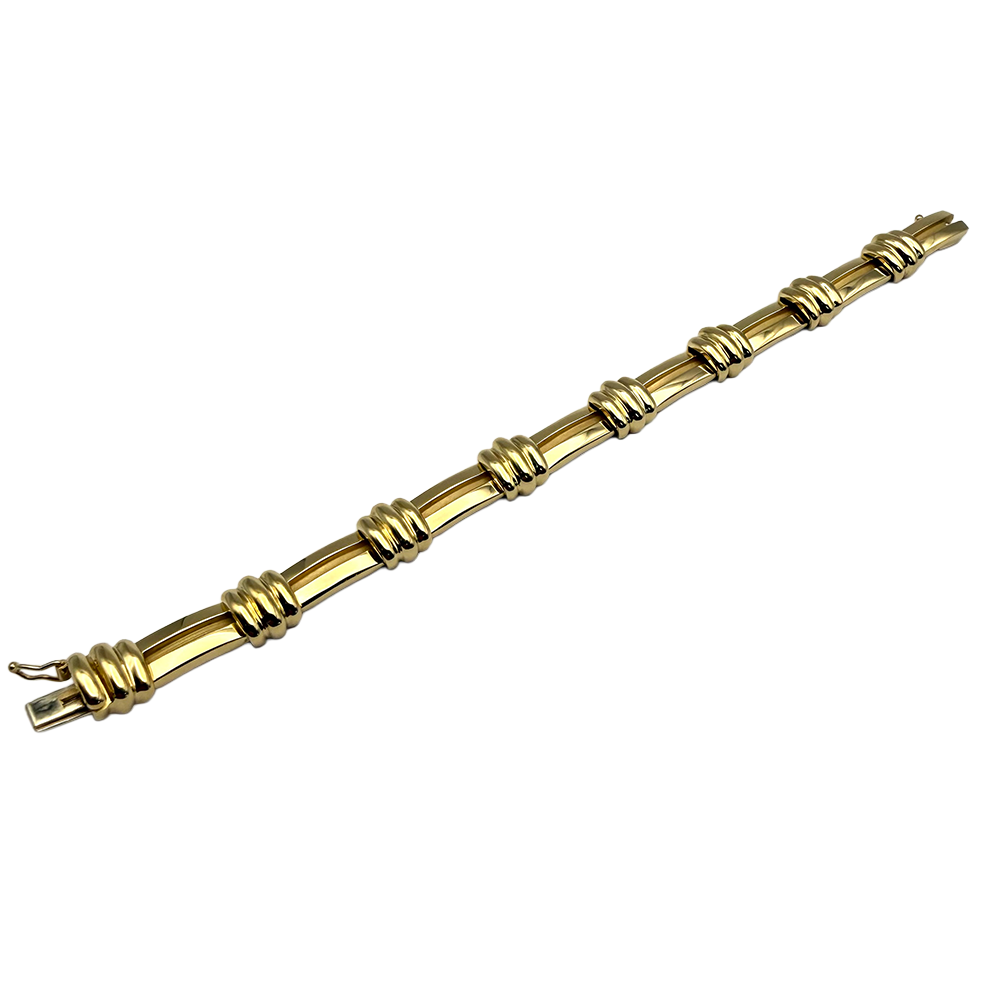 Tiffany & Co. Atlas 18K Yellow Gold Bracelet