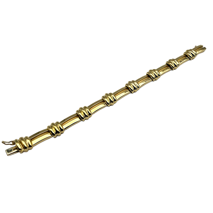 Tiffany & Co. Atlas 18K Yellow Gold Bracelet