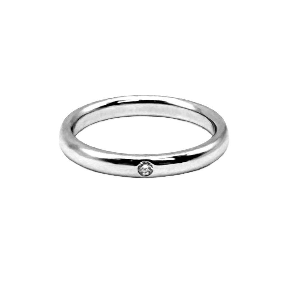 Tiffany & Co. Elsa Peretti Diamond Platinum Band