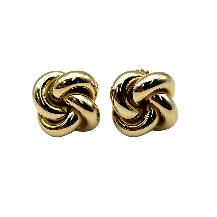 Tiffany & Co. 14K Yellow Gold Knot Stud Earrings