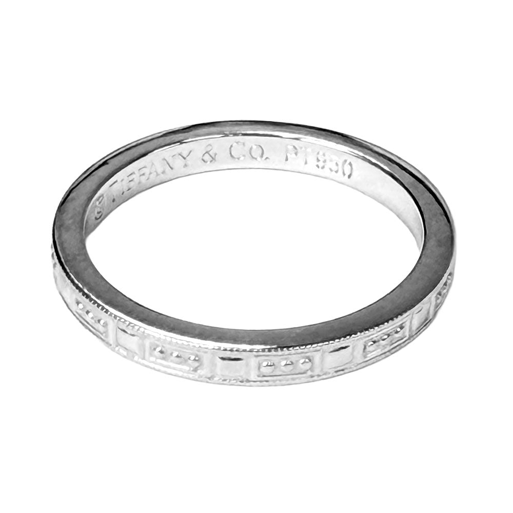 Tiffany & Co. Platinum "Legacy" Band Ring