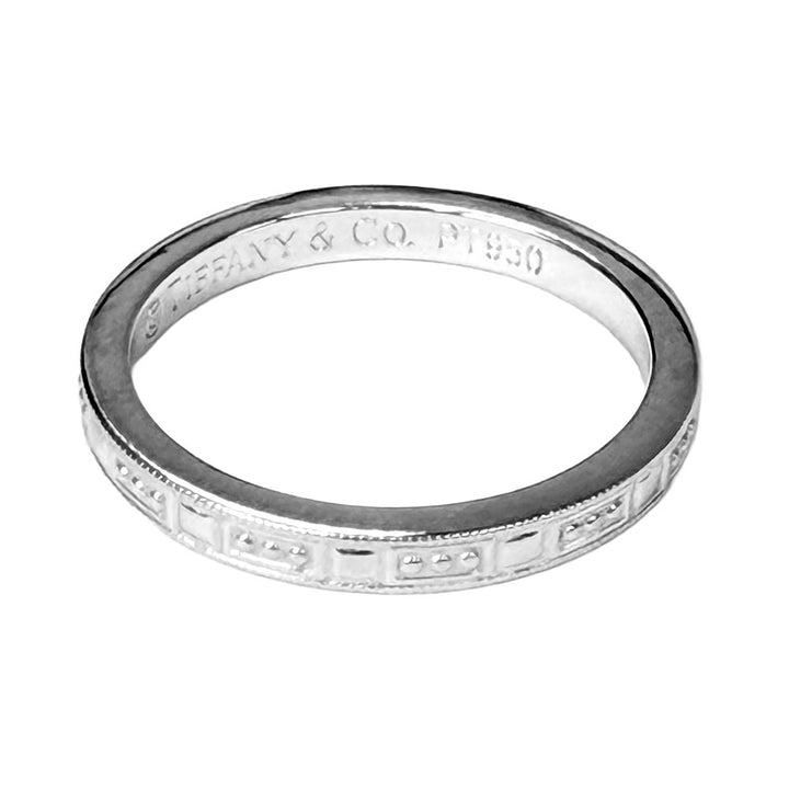 Tiffany & Co. Platinum "Legacy" Band Ring