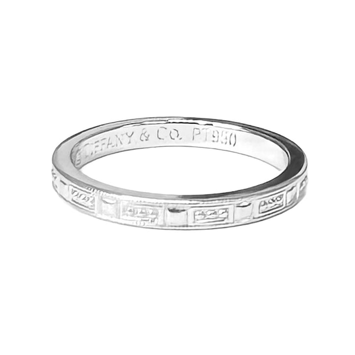 Tiffany & Co. Platinum "Legacy" Band Ring