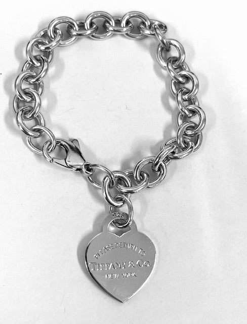 Tiffany & Co. Heart Tag Sterling Silver Bracelet