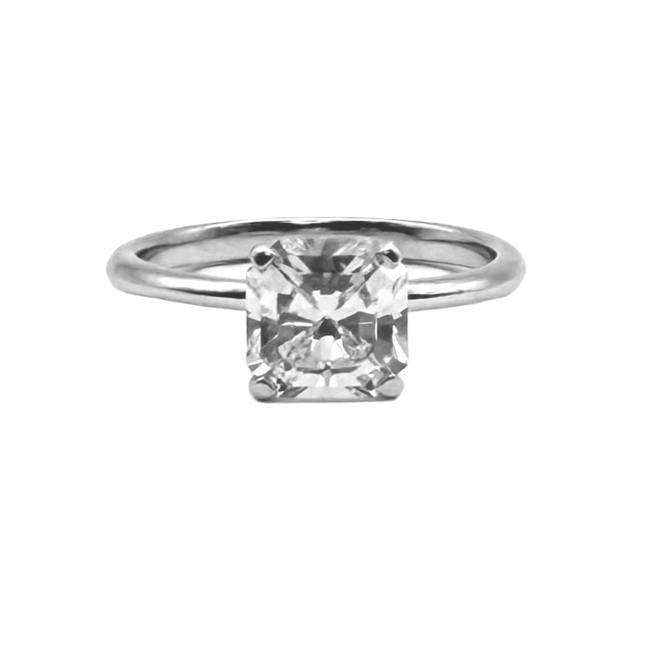 1.47 Carat H VS2 Tiffany True Diamond Platinum Solitaire Ring