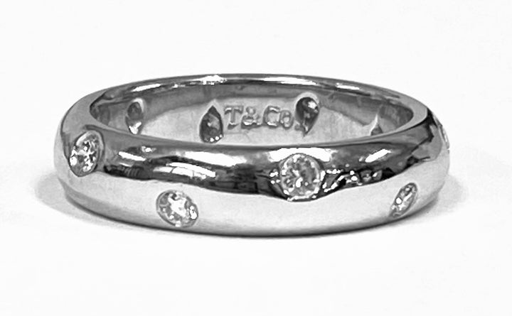 Tiffany & Co. Etoile Diamond Platinum Band