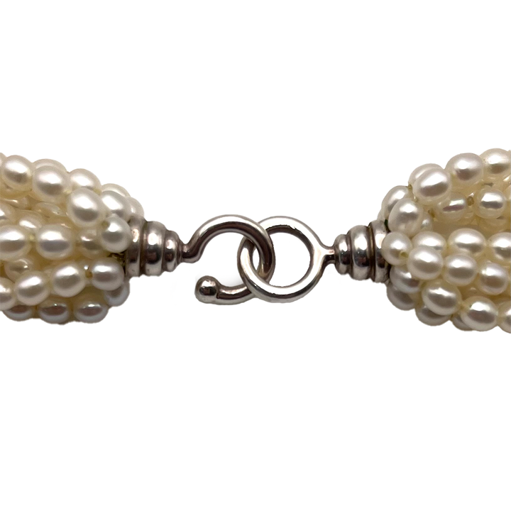 Tiffany & Co. Paloma Picasso Pearl Sterling Silver Necklace