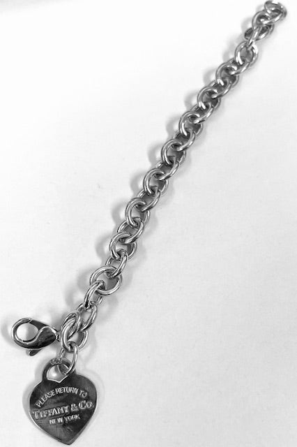 Tiffany & Co. Heart Tag Sterling Silver Bracelet