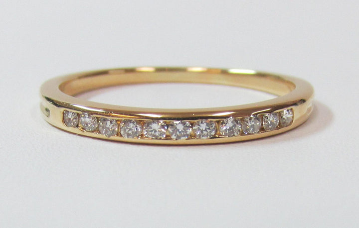 Tiffany & Co. Diamond 18K Yellow Gold Band Ring