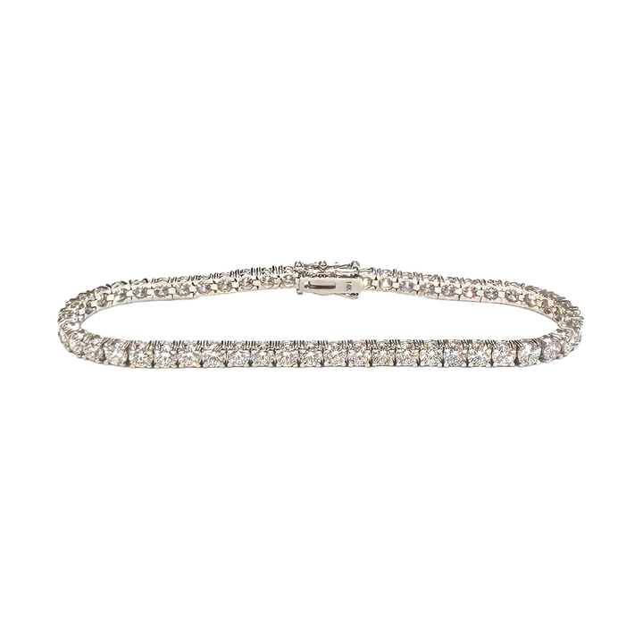 Diamond 14K WG Tennis Bracelet 6.50 Carats