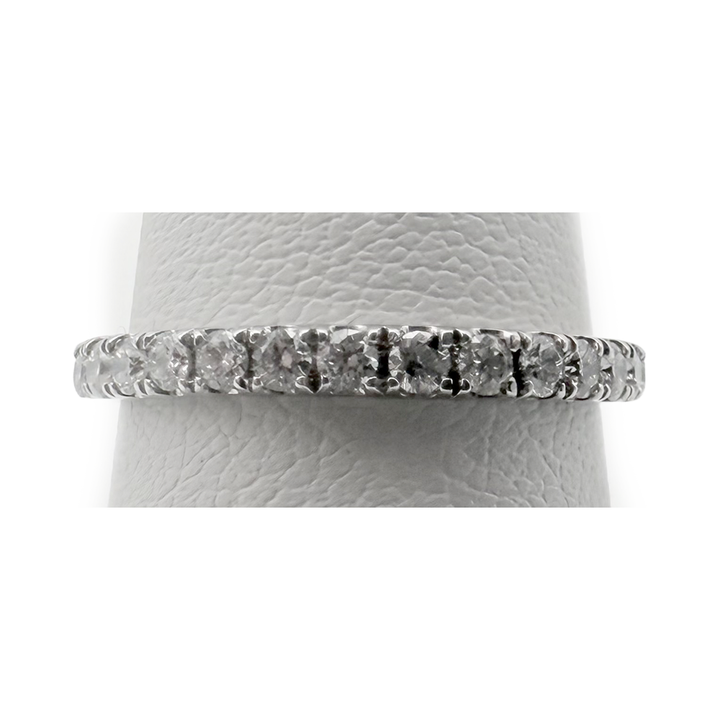 Diamond 14K WG Band Ring