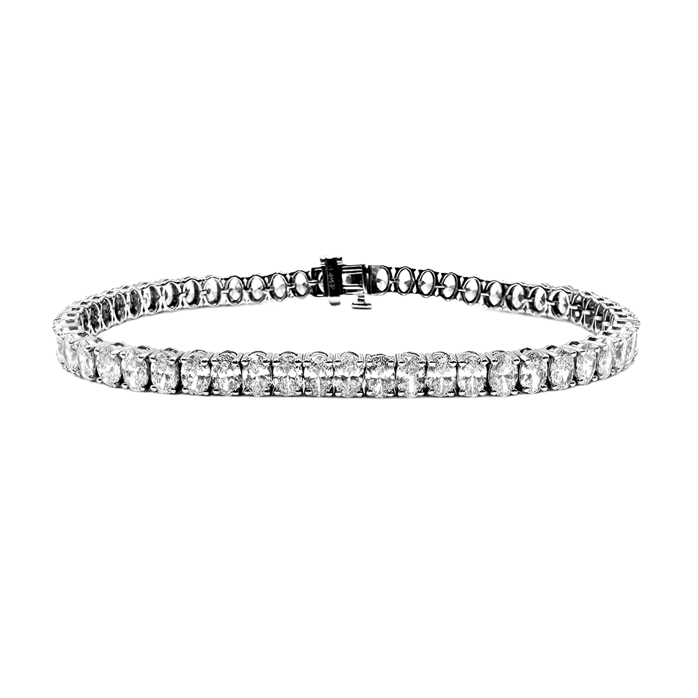 Lab Grown Diamond 14K White Gold Bracelet