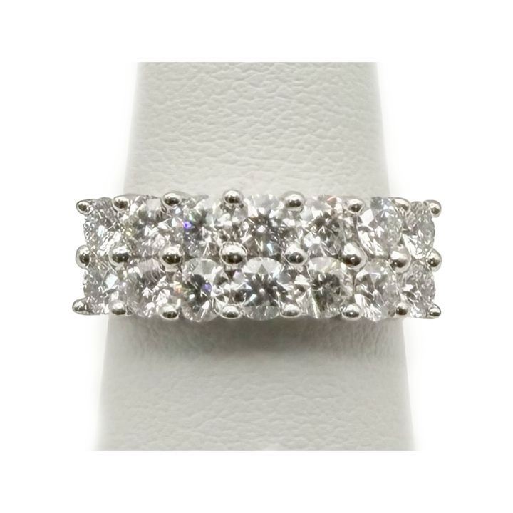 Diamond 14K WG & YG Band Ring