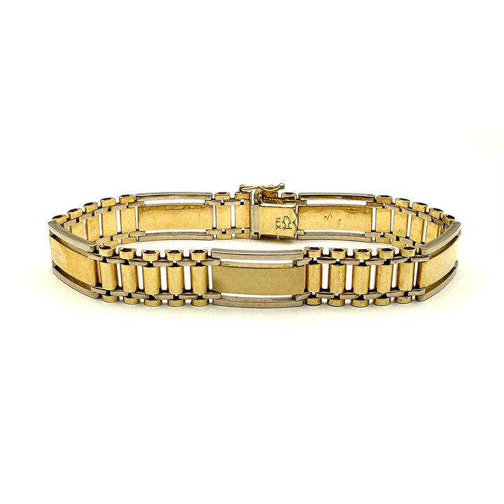14 Karat Yellow Gold Link Bracelet