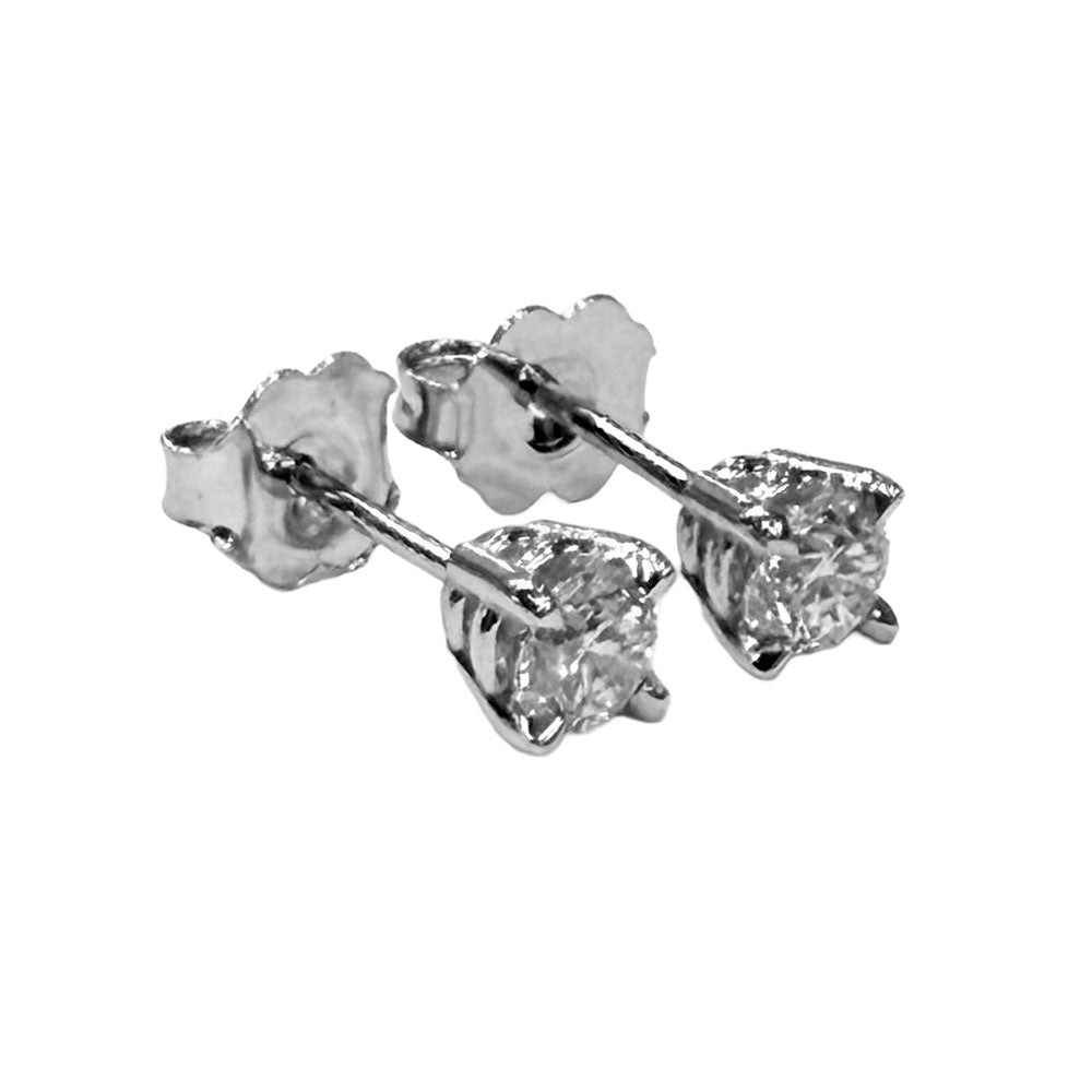 .43 Carat Diamond 14K WG Stud Earrings